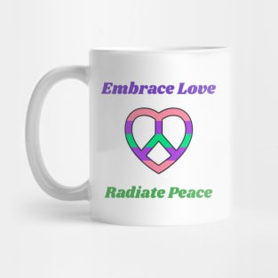 Peace and love Mug